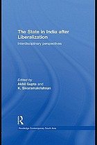 The State In India After Liberalization Interdisciplinary Perspectives.