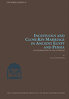 Incestuous and Close-Kin Marriage in Ancient Egypt and Persia: An Examination of the Evidence cover image