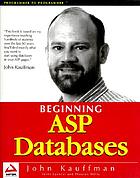 Beginning ASP databases