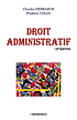 Droit administratif by Charles Debbasch