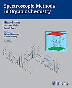 Spectroscopic methods in organic chemistry