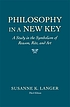 Philosophy in a new key : a study in the symbolism... door Susanne K Langer