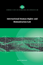 International human rights and humanitarian law