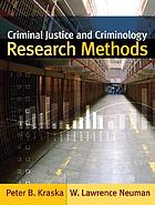 Criminal Justice and Criminology Research Methods cover image
