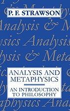 Analysis and metaphysics : an introduction to philosophy
