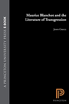 Maurice Blanchot and the literature of transgression