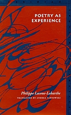 Poetry as experience