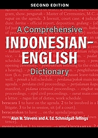 A comprehensive Indonesian-English dictionary