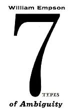 Seven types of ambiguity
