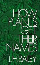 How plants get their names.