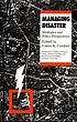 Managing disaster : strategies and policy perspectives