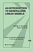 An introduction to generalized linear models