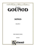 Songs. Volume 1 : for medium voice