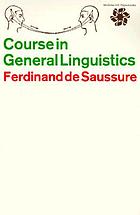 Course in general linguistics