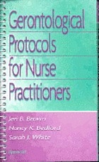 Gerontological protocols for nurse practitioners