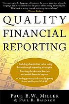 Quality financial reporting