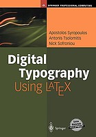 Digital typography using LaTeX
