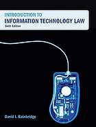 Introduction to information technology law