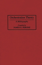 Orchestration theory : a bibliography