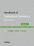 Handbook of statistical genetics por D  J Balding