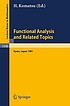 Functional analysis and related topics, 1991 :... von Hikosaburō Komatsu