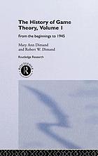 A history of game theory