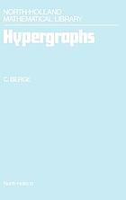 Graphs and hypergraphs