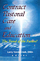 Contract pastoral care and education : the trend of the future?