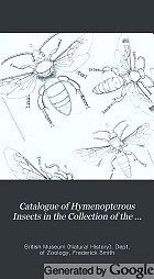 Catalogue of hymenopterous insects in the collection of the British museum...