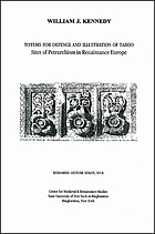 Totems for defence and illustration of taboo : sites of Petrarchism in Renaissance Europe