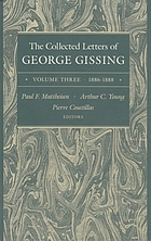 The Collected letters of George Gissing. Volume three, 1886-1888
