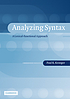 Analyzing syntax : a lexical-functional approach door Paul Kroeger
