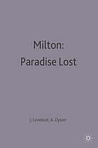 Milton: Paradise Lost;