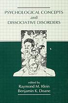 Psychological concepts and dissociative disorders