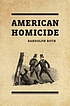 American homicide