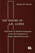 The theory of A.R. Luria : functions of spoken language in the development of higher mental processes