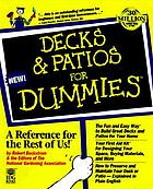 Decks & patios for dummies