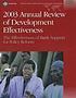 Annual Review of Development Effectiveness : 2003:... by Anderson, Robert John.