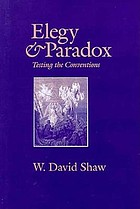 Elegy & paradox : testing the conventions