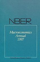 NBER macroeconomics annual 1997
