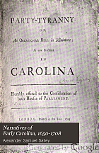 Narratives of early Carolina, 1650-1708,