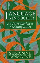 Language in society : an introduction to sociolinguistics