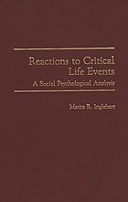 Reactions to critical life events : a social psychological analysis