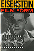 Film form essays in film theory, by  Sergei Eisenstein 