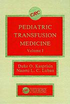 Pediatric transfusion medicine