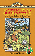 The adventures of Old Man Coyote