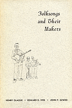 Folksongs and their makers