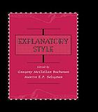 Explanatory style