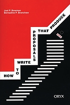 How to write proposals that produce
