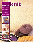 Learn to knit